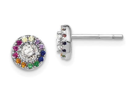 Sterling Silver Earrings Style QE14448 - Classique Jewelry Inc.