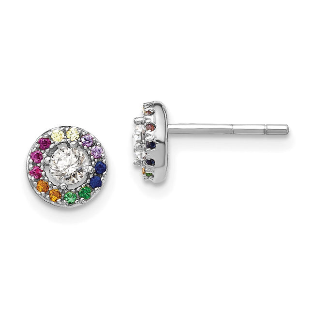 Sterling Silver Earrings Style QE14448 - Classique Jewelry Inc.