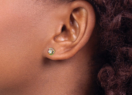 Sterling Silver Earrings Style QE14448GP - Classique Jewelry Inc.