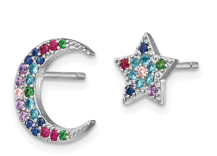 Sterling Silver Earrings Style QE14449 - Classique Jewelry Inc.