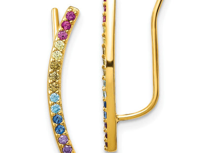 SS/Gold Plated Jewelry Style QE14453GP - Classique Jewelry Inc.