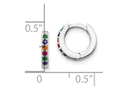 Sterling Silver Earrings Style QE14454 - Classique Jewelry Inc.