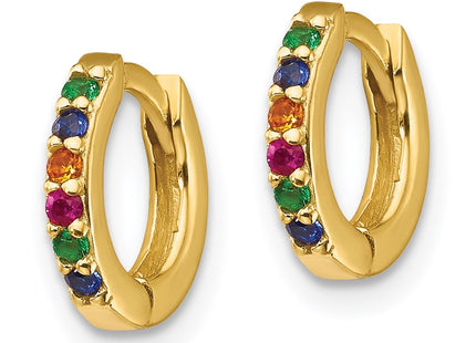 Sterling Silver Earrings Style QE14454GP - Classique Jewelry Inc.