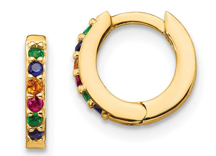 Sterling Silver Earrings Style QE14454GP - Classique Jewelry Inc.