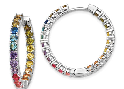 Sterling Silver Earrings Style QE14455 - Classique Jewelry Inc.