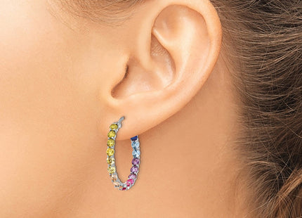 Sterling Silver Earrings Style QE14456 - Classique Jewelry Inc.