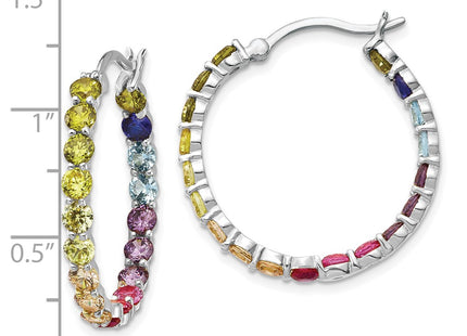 Sterling Silver Earrings Style QE14456 - Classique Jewelry Inc.