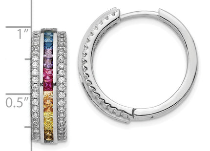 Sterling Silver Earrings Style QE14457 - Classique Jewelry Inc.