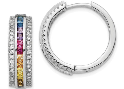 Sterling Silver Earrings Style QE14457 - Classique Jewelry Inc.