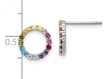 Sterling Silver Earrings Style QE14459 - Classique Jewelry Inc.