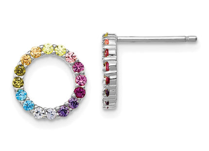 Sterling Silver Earrings Style QE14459 - Classique Jewelry Inc.