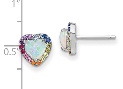Sterling Silver Earrings Style QE14460 - Classique Jewelry Inc.