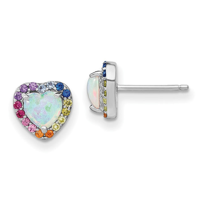 Sterling Silver Earrings Style QE14460 - Classique Jewelry Inc.