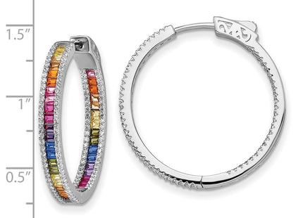 Sterling Silver Earrings Style QE14464 - Classique Jewelry Inc.