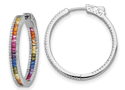 Sterling Silver Earrings Style QE14464 - Classique Jewelry Inc.