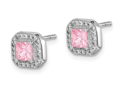 Sterling Silver Earrings Style QE14470OCT - Classique Jewelry Inc.