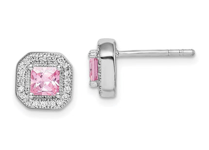 Sterling Silver Earrings Style QE14470OCT - Classique Jewelry Inc.