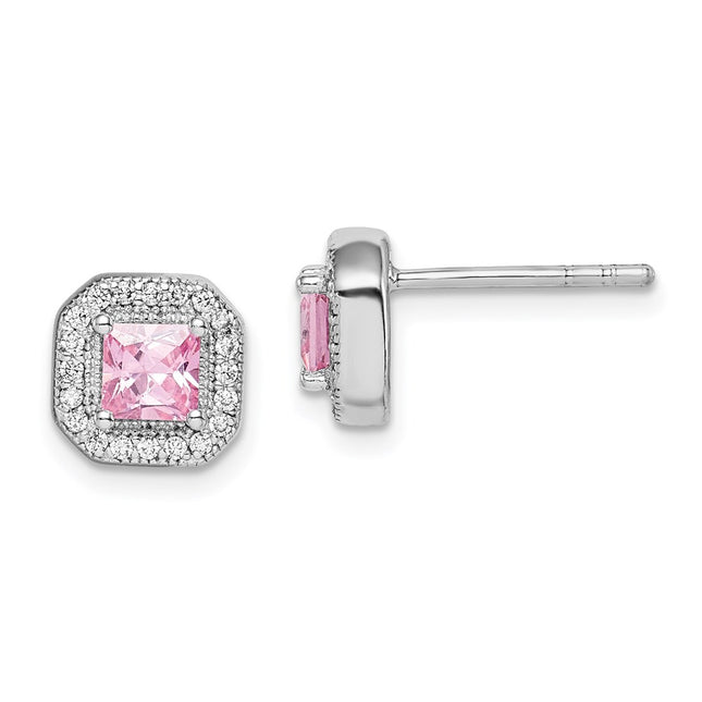 Sterling Silver Earrings Style QE14470OCT - Classique Jewelry Inc.