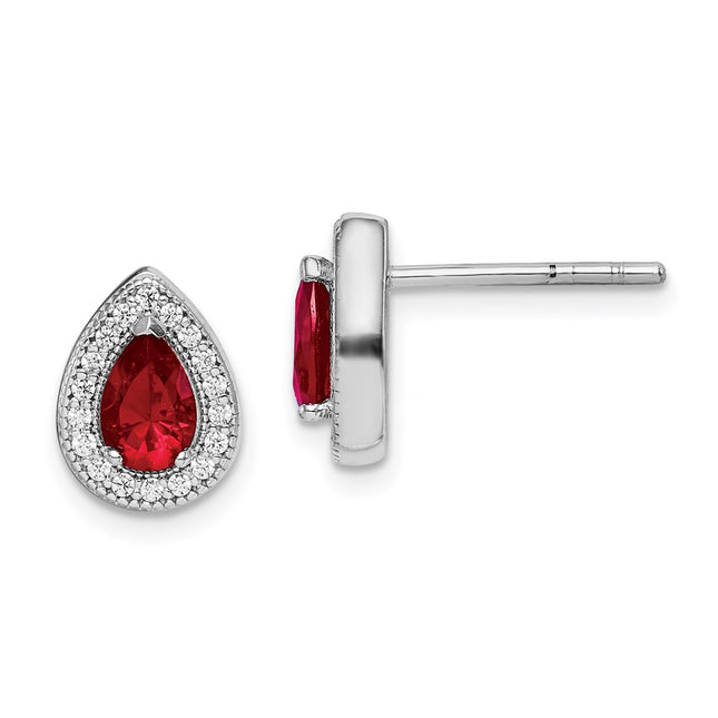 Sterling Silver Earrings Style QE14472JAN - Classique Jewelry Inc.