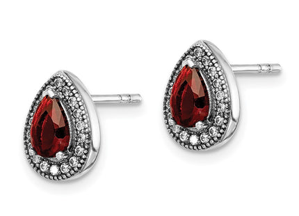 Sterling Silver Earrings Style QE14472JUL - Classique Jewelry Inc.