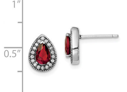 Sterling Silver Earrings Style QE14472JUL - Classique Jewelry Inc.