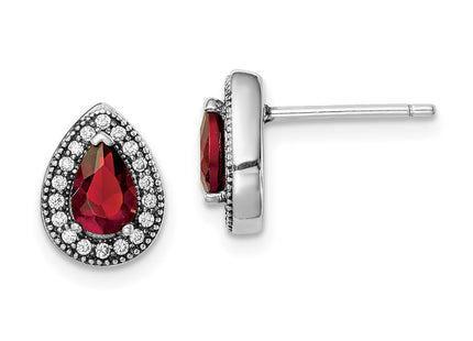 Sterling Silver Earrings Style QE14472JUL - Classique Jewelry Inc.