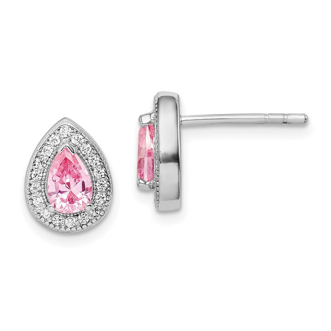 Sterling Silver Earrings Style QE14472OCT - Classique Jewelry Inc.