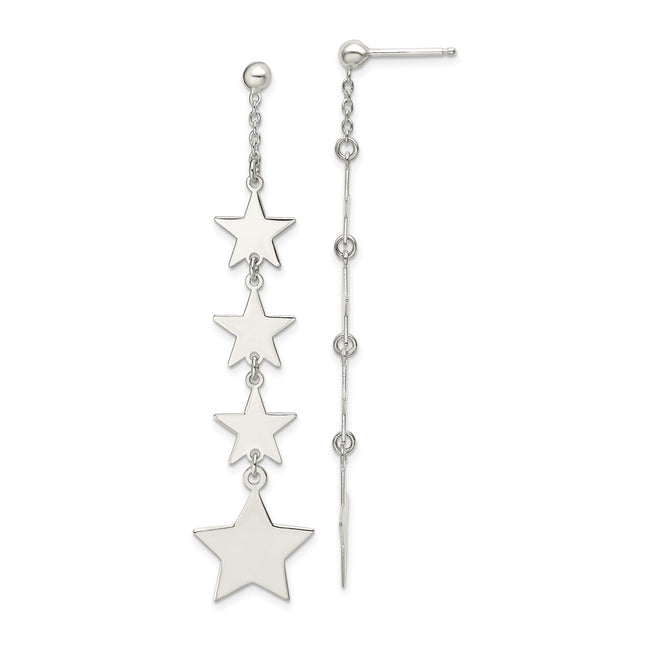 Sterling Silver Earrings Style QE14473 - Classique Jewelry Inc.