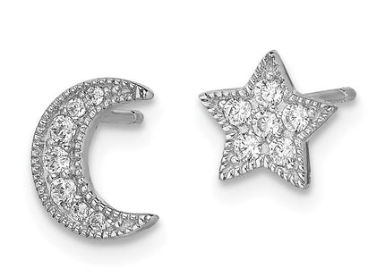 Sterling Silver Earrings Style QE14481 - Classique Jewelry Inc.