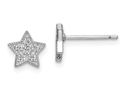 Sterling Silver Earrings Style QE14481 - Classique Jewelry Inc.