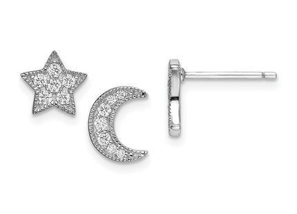 Sterling Silver Earrings Style QE14481 - Classique Jewelry Inc.