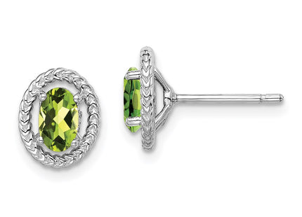 Sterling Silver Earrings Style QE14494AUG - Classique Jewelry Inc.