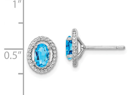 Sterling Silver Earrings Style QE14494DEC - Classique Jewelry Inc.