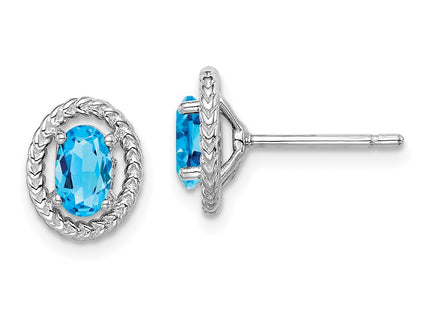 Sterling Silver Earrings Style QE14494DEC - Classique Jewelry Inc.
