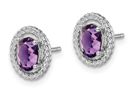 Sterling Silver Earrings Style QE14494FEB - Classique Jewelry Inc.