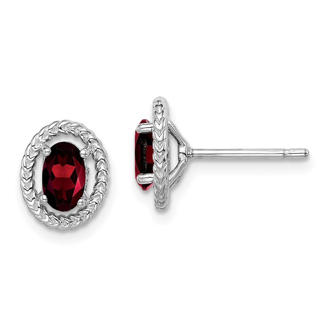 Sterling Silver Earrings Style QE14494JAN - Classique Jewelry Inc.