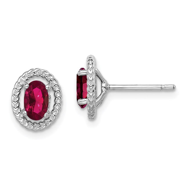 Sterling Silver Earrings Style QE14494JUL - Classique Jewelry Inc.