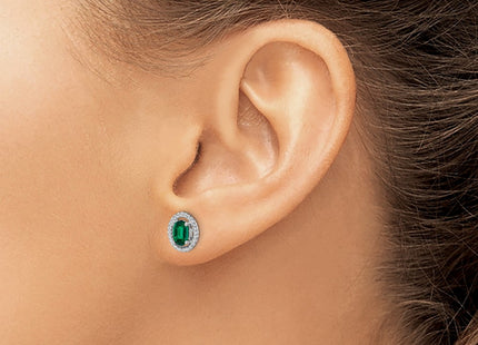 Sterling Silver Earrings Style QE14494MAY - Classique Jewelry Inc.
