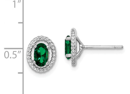 Sterling Silver Earrings Style QE14494MAY - Classique Jewelry Inc.