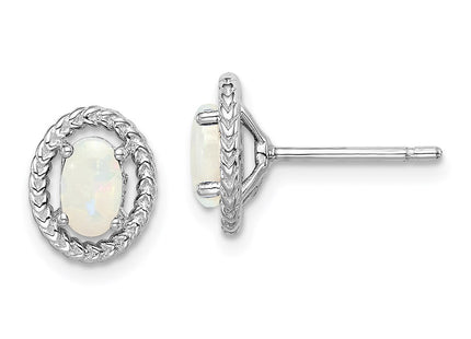 Sterling Silver Earrings Style QE14494OCT - Classique Jewelry Inc.