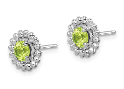 Sterling Silver Earrings Style QE14495AUG - Classique Jewelry Inc.