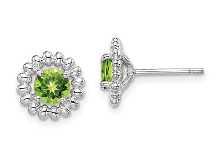 Sterling Silver Earrings Style QE14495AUG - Classique Jewelry Inc.