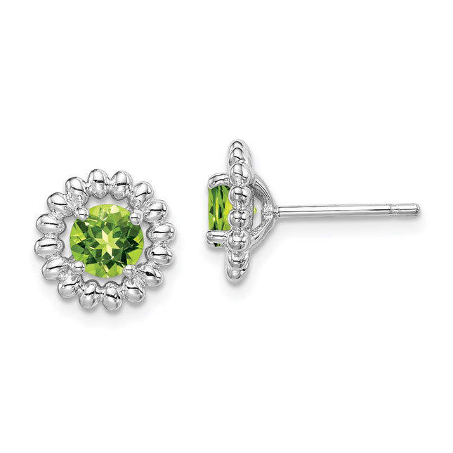 Sterling Silver Earrings Style QE14495AUG - Classique Jewelry Inc.