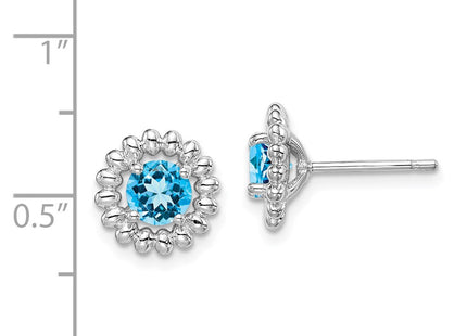 Sterling Silver Earrings Style QE14495DEC - Classique Jewelry Inc.