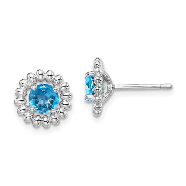 Sterling Silver Earrings Style QE14495DEC - Classique Jewelry Inc.