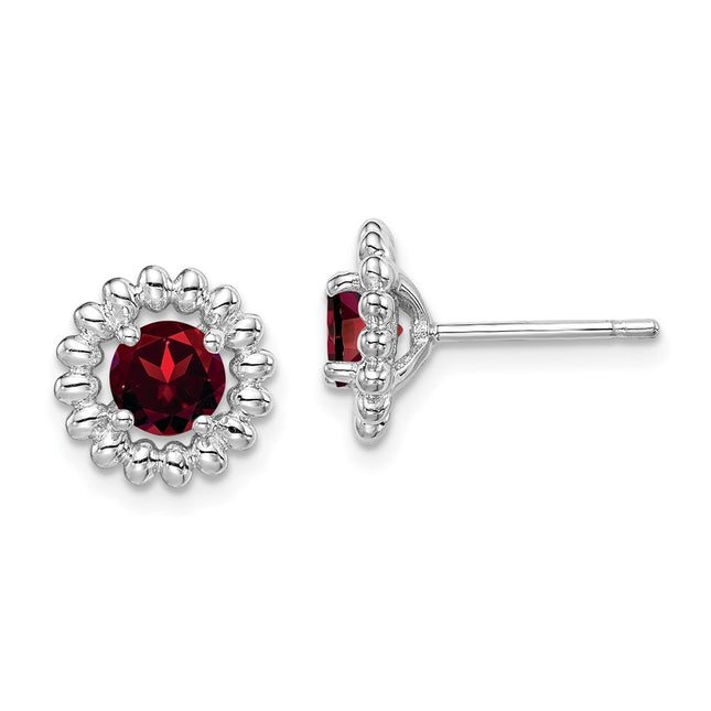Sterling Silver Earrings Style QE14495JAN - Classique Jewelry Inc.