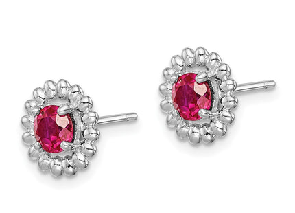 Sterling Silver Earrings Style QE14495JUL - Classique Jewelry Inc.