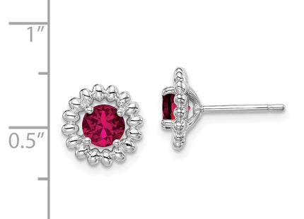 Sterling Silver Earrings Style QE14495JUL - Classique Jewelry Inc.