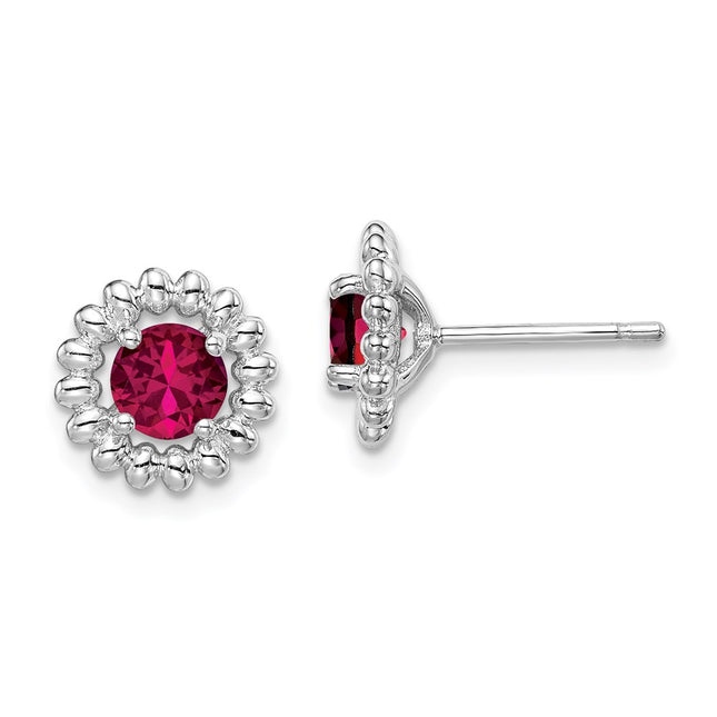 Sterling Silver Earrings Style QE14495JUL - Classique Jewelry Inc.