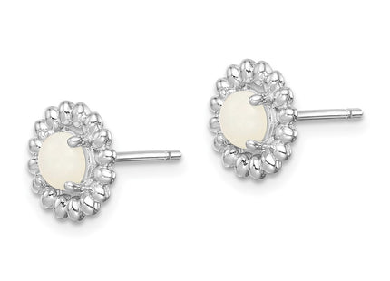 Sterling Silver Earrings Style QE14495OCT - Classique Jewelry Inc.
